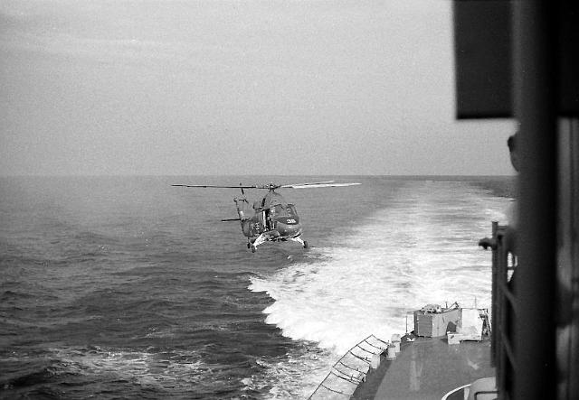 S196508000054C.JPG - HELO ON BOARD FOR LATERTONKIN GULF SAR MISSIONS